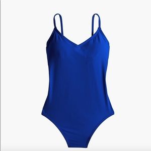 J.crew regal blue ballet one-piece swimsuit